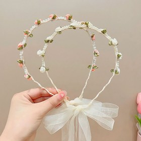 تصویر تل سر ریسه گل رز 