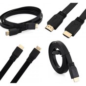 تصویر کابل HDMI فلت ورژن 1.4 - 1.5 متر HDMI Flat Cable V1.4