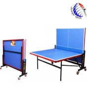 تصویر میز پینگ پنگ 4 چرخ ملامینه D2 