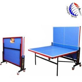 تصویر میز پینگ پنگ 4 چرخ ملامینه D2 