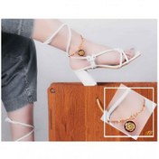 تصویر پابند روکش طلا طرح گل رز مدل GA07 