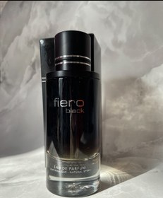 تصویر ادکلن ادوپرفیوم مردانه فیروبلک حجم 100‌میلی لیتر fiero black fiero black