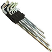 تصویر آچار آلن بلند ستاره T روکارتی کمری 9 عددی XINGLOG مدل LONG 