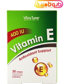 تصویر Viva Tune Vitamin E 400 Capsule Viva Tune Vitamin E 400 Capsule
