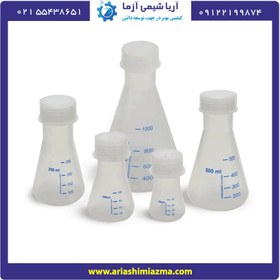 تصویر ارلن پلاستیکی درپیچ دار Poly lab 