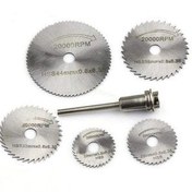 تصویر مجموعه تیغ فرز انگشتی ۶ عددی کیفیت عالی 