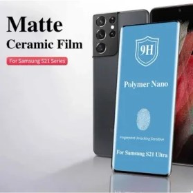 تصویر محافظ صفحه نمایش نانو پلیمر Samsung S21 Ultra ا Nano Polymer Glass Samsung S21 Ultra Nano Polymer Glass Samsung S21 Ultra