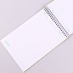 تصویر دفترچه یادداشت سیمی ۵۰ برگ رنگی کد ۱۴۳۷ 