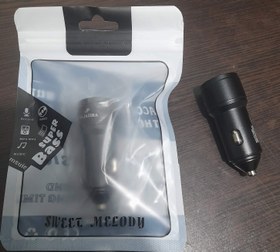 تصویر شارژر فندکی بدنه فلزی خودرو های سبک و سنگین 