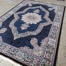 تصویر فرش ماشینی کاشان ارزان قیمت طرح کاریناسرمه6متری(BCF)باارسال رایگان 
