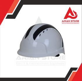 تصویر کلاه ایمنی کار در ارتفاع برند HATTERMAN | هترمن - آبی Work in Height Safety Hat Brand : HATTERMAN