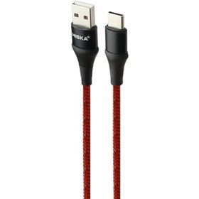 تصویر کابل تایپ سی فست شارژ Hiska LX-276 2.4A 1m Hiska LX-276 2.4A 1m Type-C Cable