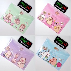 تصویر پوشه زیپی A4 کاپی بارا 