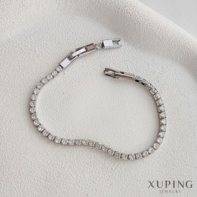 تصویر دستبند جواهری تنیسی Tennis jewelry bracelet