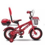 تصویر دوچرخه سایز۱۲ پورت لاین مدل چیچک رنگ قرمز 