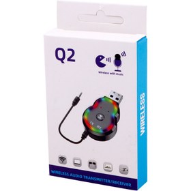 تصویر دانگل بلوتوث Q2 RGB Q2 Bluetooth Dongle