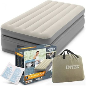 تصویر تخت بادی یک نفره طبی intex 64162NP