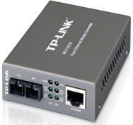 تصویر مبدل فیبر گیگابیتی و تک حاته تی پی-لینک MC110CS TP-LINK MC110CS 10/100Mbps Single-Mode Media Converter