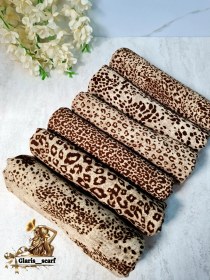 تصویر شال پلنگی نخی خنک 