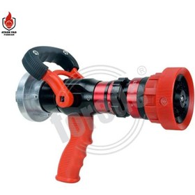 تصویر نازل ۵۰۰ لیتری دومهره FOREDE FOREDE Dual-Lug Fire Nozzle – 500 LPM Adjustable