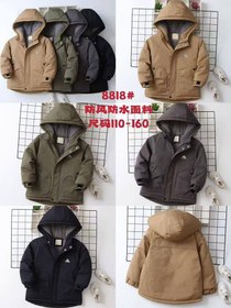 تصویر کاپشن وارداتی - صورتی / ۷تا۸سال 