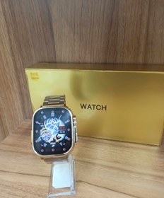 تصویر ساعت هوشمند مدل watch 8 ultra طلایی Watch 8 ultra smartwatch gold