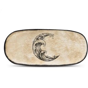 تصویر طرح موج و ماه برای چشم بند خواب کورال Wave Design for Coral369 Sleep Mask