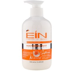 تصویر کرم مرطوب کننده ای آی ان حاوی شیر و عسل حجم ۴۰۰ میل با پمپ 