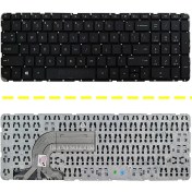 تصویر کیبرد مشکی لپ تاپ اچ پی Pavilion 15-N -اینتر کوچک بدون فریم 