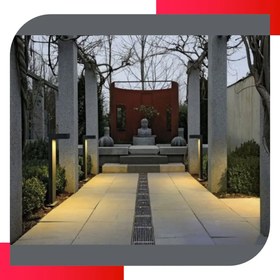 تصویر چراغ باغی ال شکل 