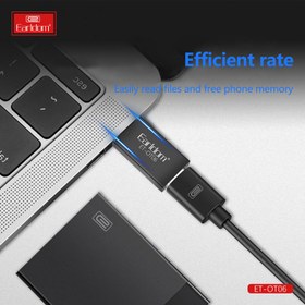 تصویر مبدل OTG USB-C ارلدام مدل ET-OT06 Earldom ET-OT06 OTG USB Type-C Adapter