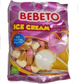 تصویر پاستیل شکری هندوانه ببتو 80 گرم Bebeto watermelon sugar paste 80gr