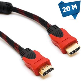 تصویر کابل Gold Oscar HDMI 20m پوست ماری Oscar Gold 20m HDMI Cable