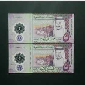 خرید و قیمت اسکناس تک 5 ریال عربستان سعودی xپلیمریx 2020 | ترب