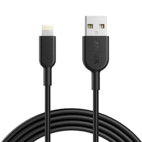 تصویر کابل 90 سانتی متری انکر مدل Powerline II USB-A Lightning Cable- A8432H12 کابل تبدیل USB به لایتنینگ