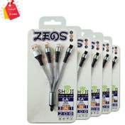 تصویر خرید عمده کابل شارژر چند کاره 1 به 3 شوجی SH-1028 پاوربانک 