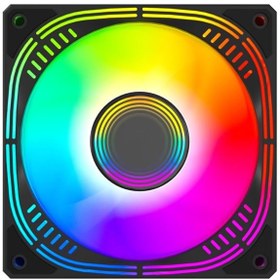تصویر فن کیس لاجی کی مدل F124B ARGB 