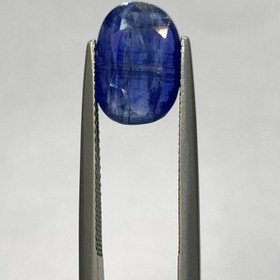 تصویر نگین کیانیت اصل سریلانکا سایز 13*8 تراش اوال 