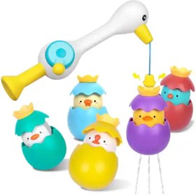 تصویر اسباب بازی حمام ماهیگیری مغناطیسی جوجه اردک 