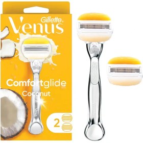 تصویر تیغ اصلاح ژیلت ونوس اولای Venus ComfortGlide Olay Plus با 2 یدک 