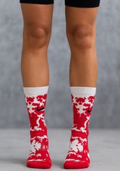 تصویر جوراب نیم ساق پلنگی نایک 