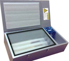 تصویر میز نور (UV) چاپ اسکرین 