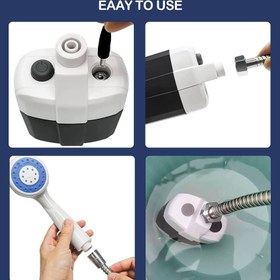 تصویر دوش شارژی قابل حمل Portable rechargeable shower