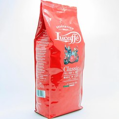 تصویر دانه قهوه لوکافه Lucaffe کلاسیک 80% عربیکا وزن 1 کیلوگرم Classic Lucoffe coffee beans 80% Arabica weight 1 kg