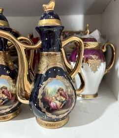 تصویر گلاب پاش چینی سرمه ای 