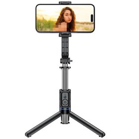 تصویر مونوپاد و سه پایه گوشی موبایل رسی مدل RSS-W03 - دارای ریموت کنترل Recci Selfie Stick Holder RSS-W03