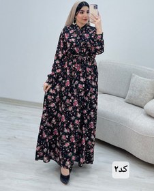 تصویر پیراهن ساحلی حریر 