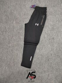 تصویر شلوار اسلش مردانه UNDER ARMOUR مدل دمپا راسته رنگ مشکی UNDER ARMOUR