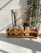 تصویر جا ادویه مکارتی با استند - ۵عددی کوچک‌ 