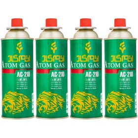 تصویر کپسول اجاق کوهنوردی 210 گرمی 4 عدیی اتم گاز 